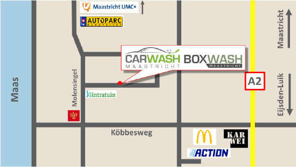 Locatie Carwash Maastricht